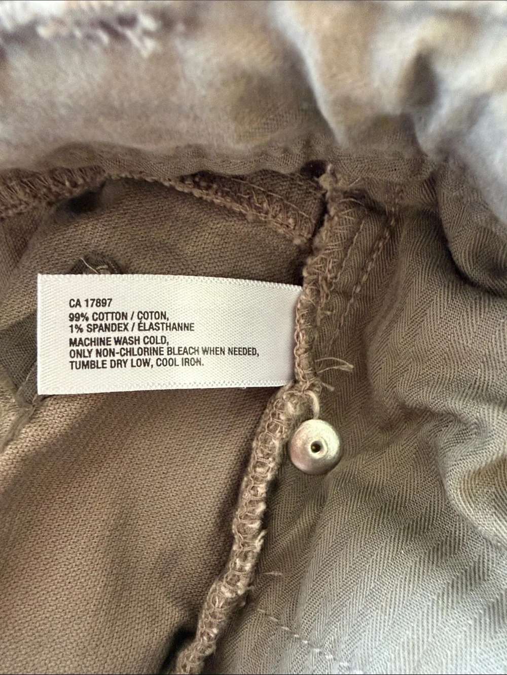 GAP corduroy fabric